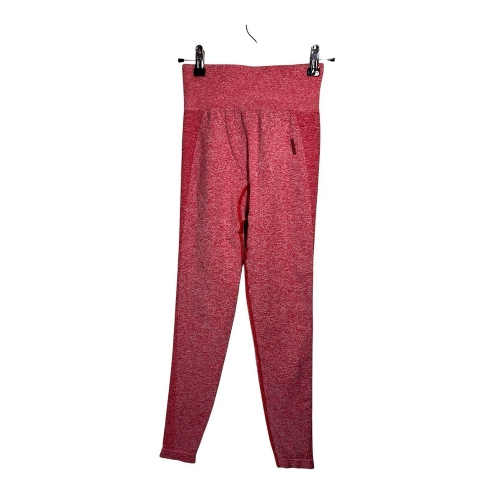 Gymshark flex high waisted leggings in Flame Red Marle